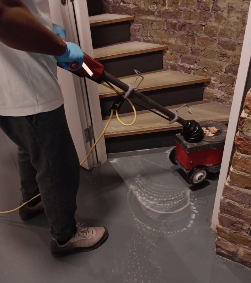 commercial floor cleaning